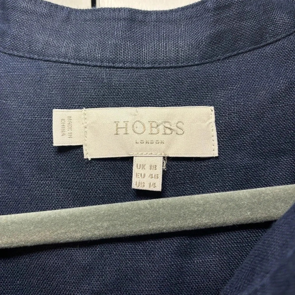 Hobbs London Linen Tie Dress - Picture 6 of 6